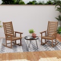 High Back Patio Rocking Chairs 2-Pack for $114.60 + free shipping