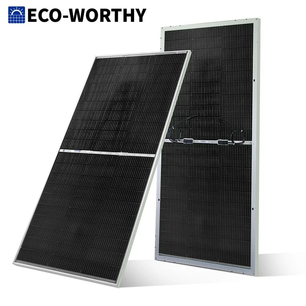 Eco-Worthy 195W 12V N-Type Bifacial Monocrystalline Solar Panel: $97