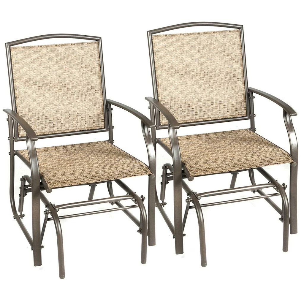 Costway 2-Piece Glider Chair Set: $87