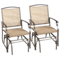 Costway 2-Piece Glider Chair Set for $87 + free shipping