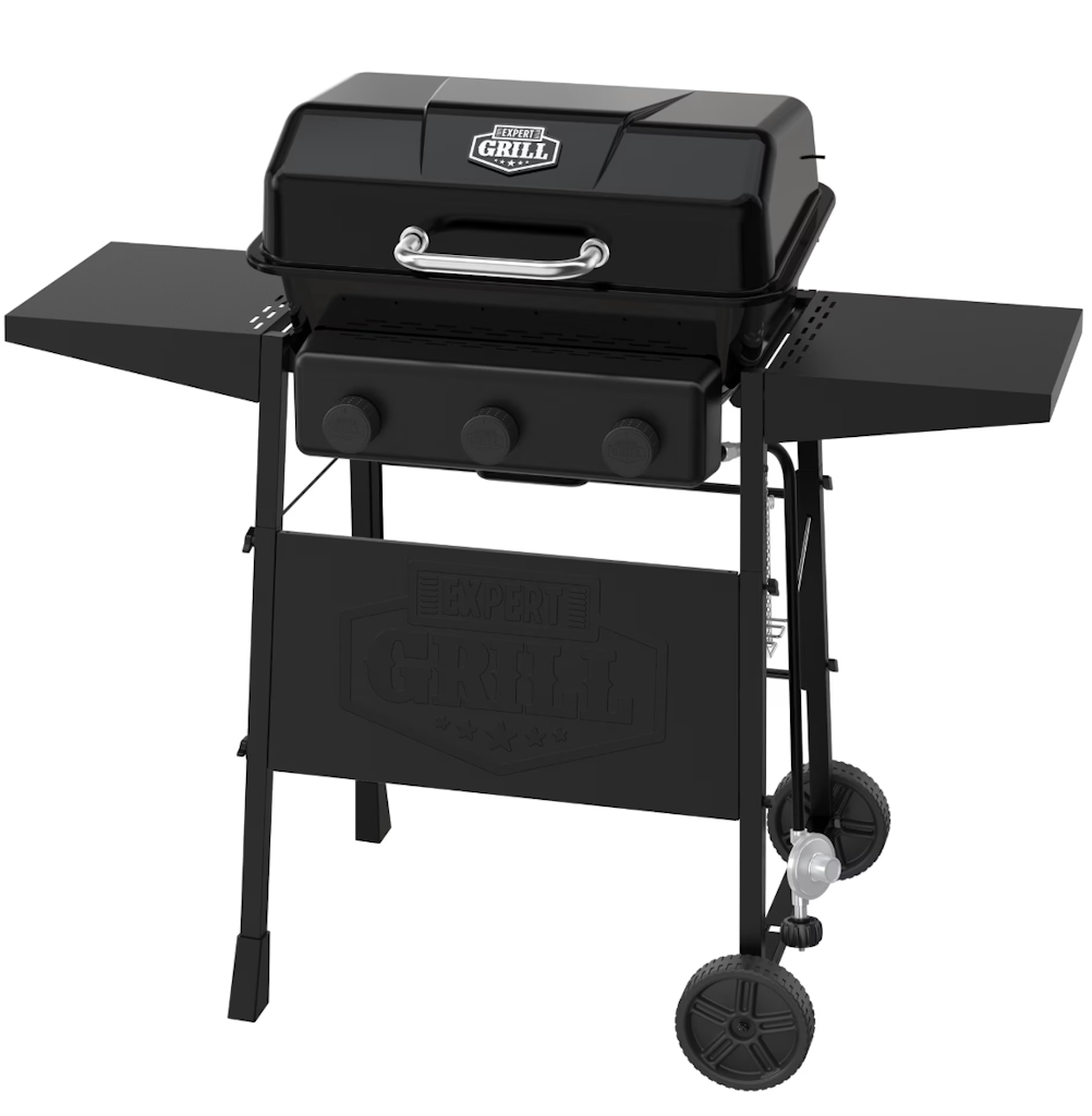 Expert Grill 3-Burner Propane Gas Grill: $98 Expert Grill 3-Burner Propane Gas Grill: $98
