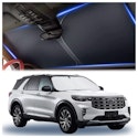 300T Thickened Automotive Glass Sunshade for $7 + free shipping w/ Prime