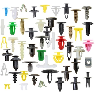 Universal Plastic Trim Clips 100-Pack for $1 + free shipping w/ $25