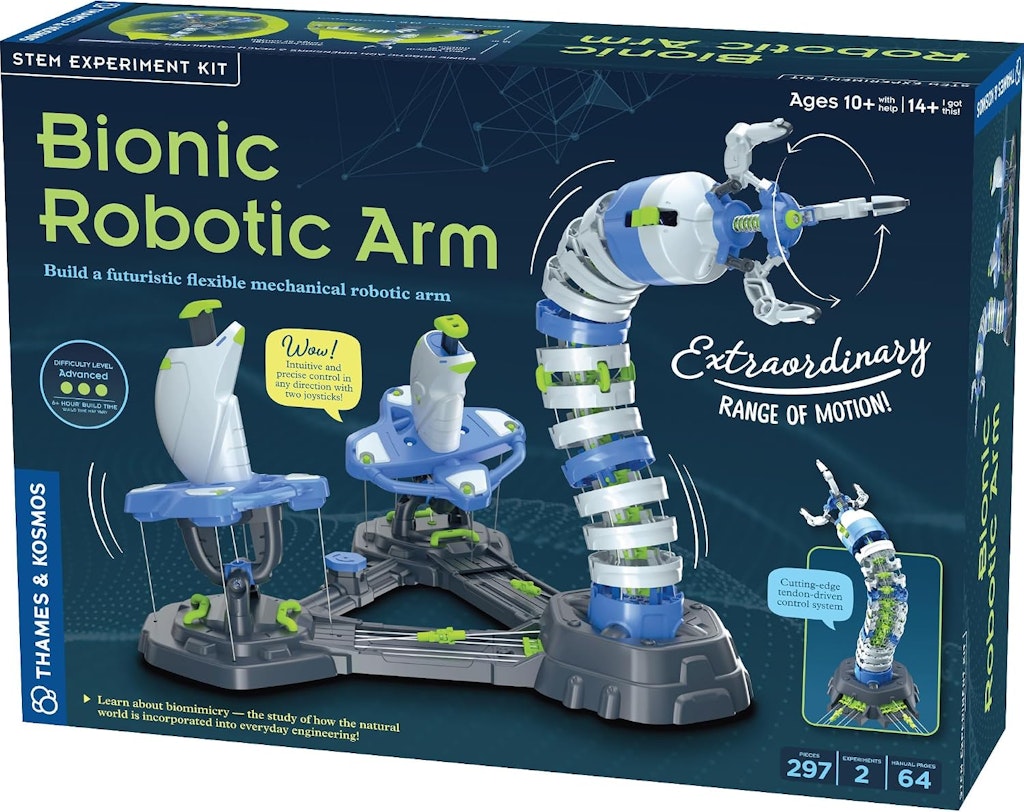 Thames & Kosmos Bionic Robotic Arm STEM Experiment Kit: $27