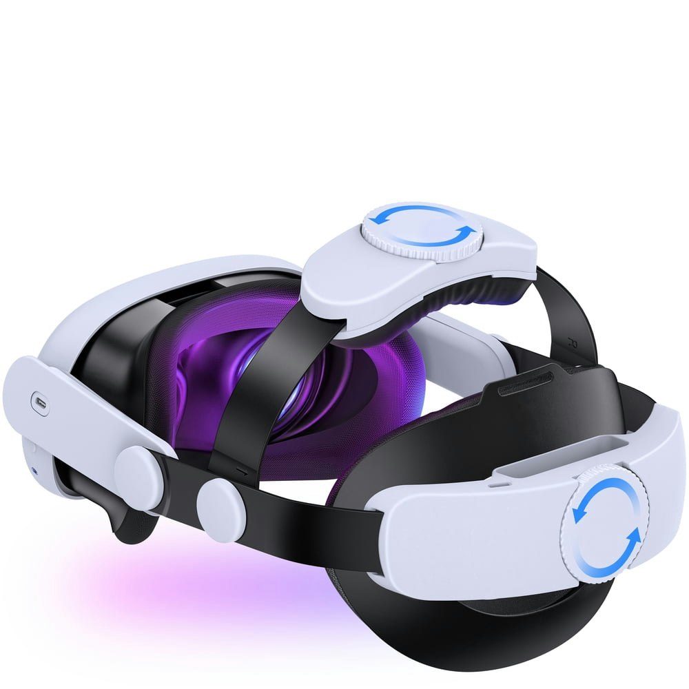 QQV Adjustable Head Strap for Meta Quest 3/3S/Quest 2: $27.98