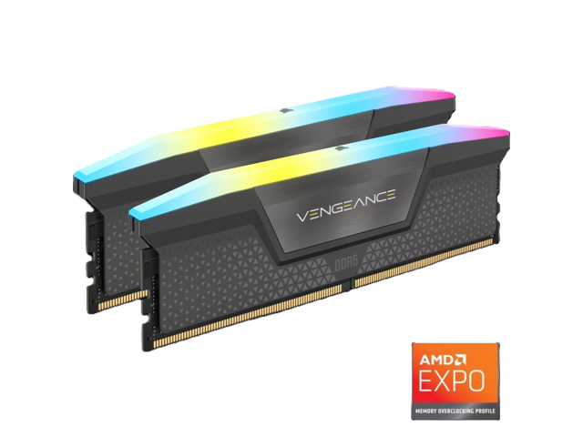 Corsair Vengeance RGB 16GB DDR5 5200MHz Desktop Memory 2-Pack: $254.99 Corsair Vengeance RGB 16GB DDR5 5200MHz Desktop Memory 2-Pack: $254.99