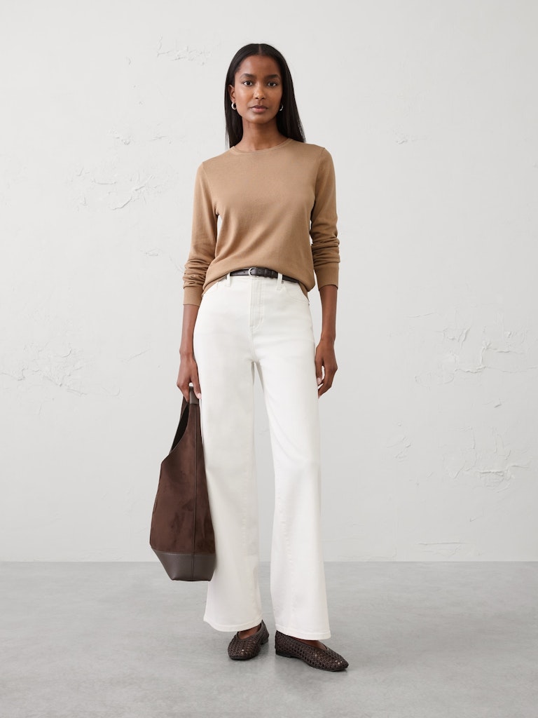 Forever Crew-Neck Sweater: $35 Forever Crew-Neck Sweater: $35