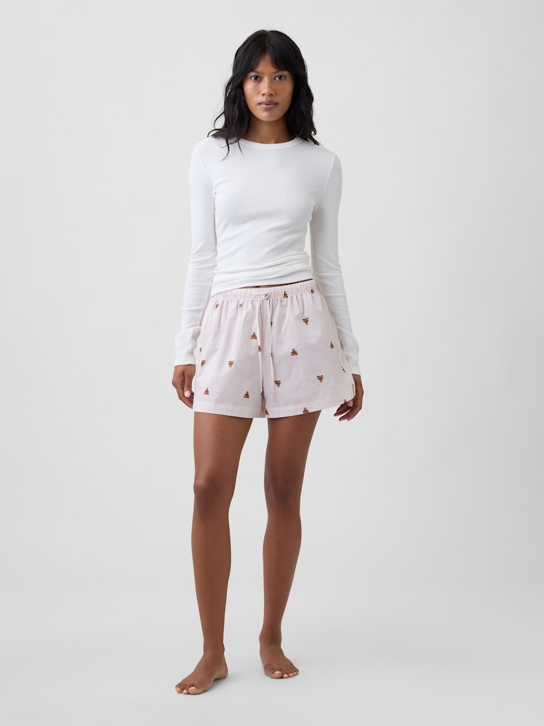 Poplin Pajama Shorts: $12.49 Poplin Pajama Shorts: $12.49
