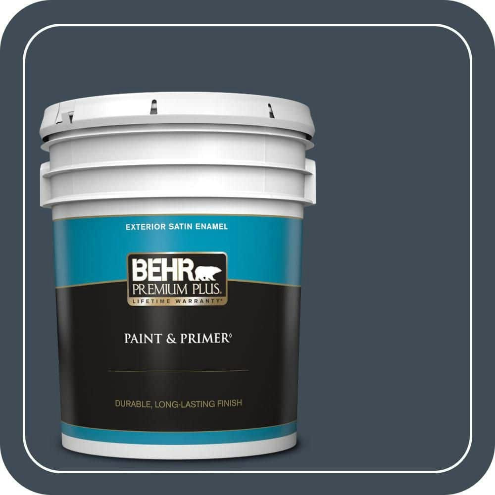 Dark Night Satin Enamel Exterior Paint & Primer 5-Gallon: $225 Dark Night Satin Enamel Exterior Paint & Primer 5-Gallon: $225