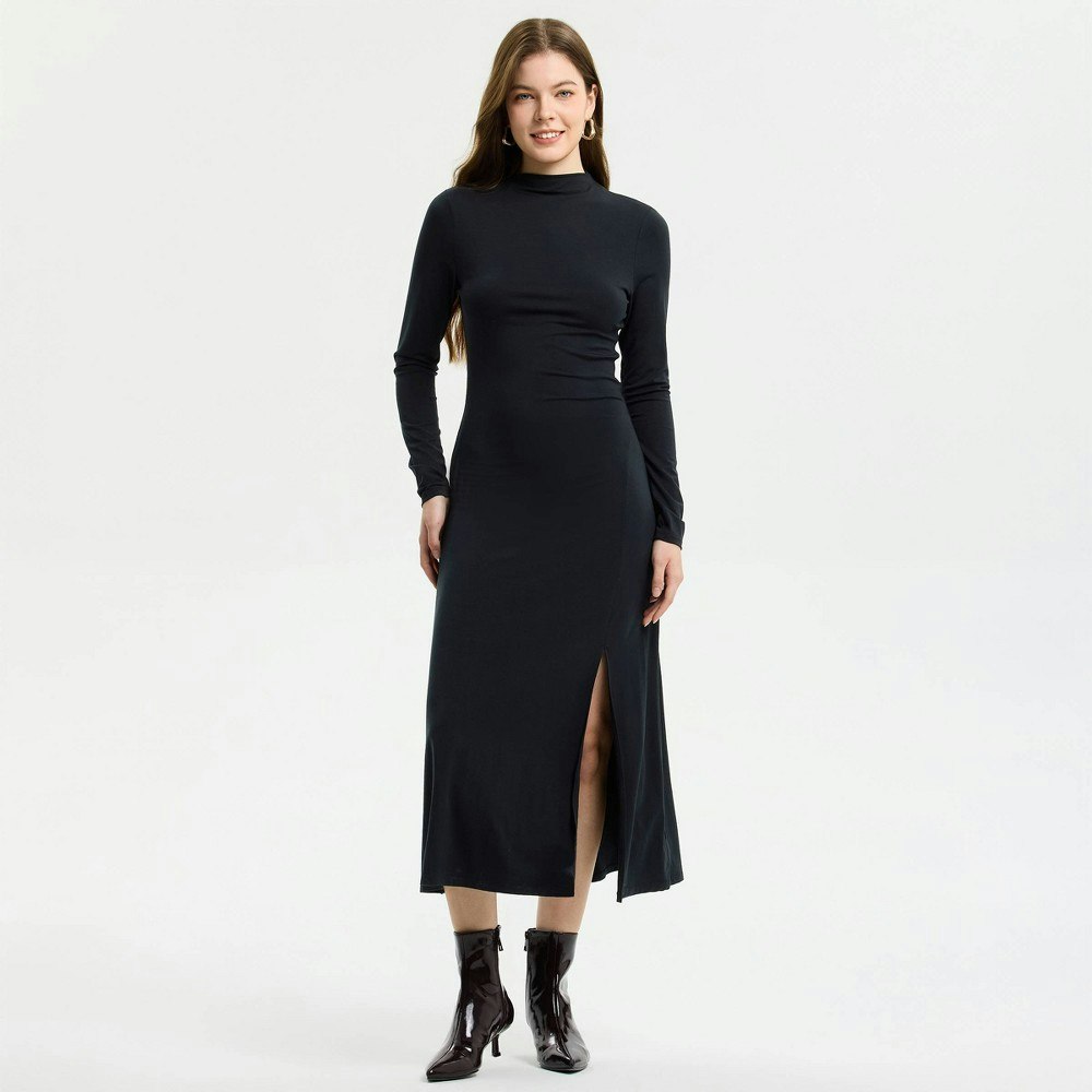 A New Day Women's Long Sleeve Midi Dress: $38