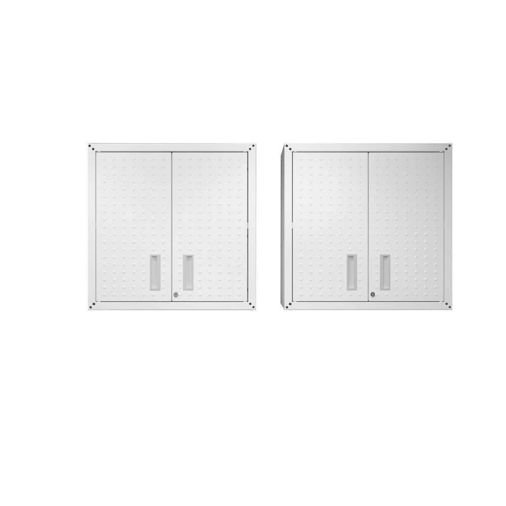 Manhattan Comfort Fortress Floating Garage Cabinet 2-Pack: $242.99 Manhattan Comfort Fortress Floating Garage Cabinet 2-Pack: $242.99