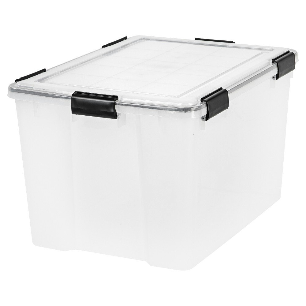 Iris 74-Quart WeatherPro Plastic Storage Bin: $22.49 Iris 74-Quart WeatherPro Plastic Storage Bin: $22.49