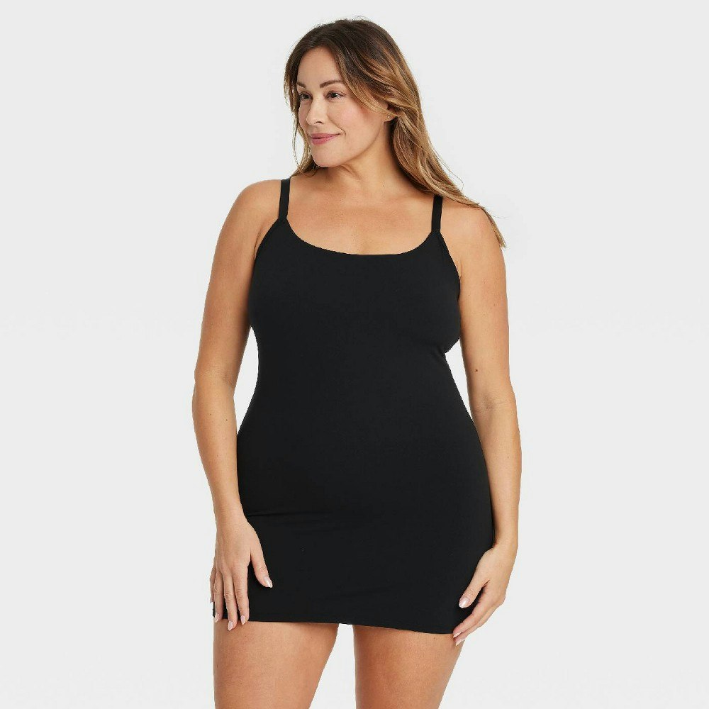 Auden Women's Luxe 4-Way Stretch Slip Dress: $15 Auden Women's Luxe 4-Way Stretch Slip Dress: $15