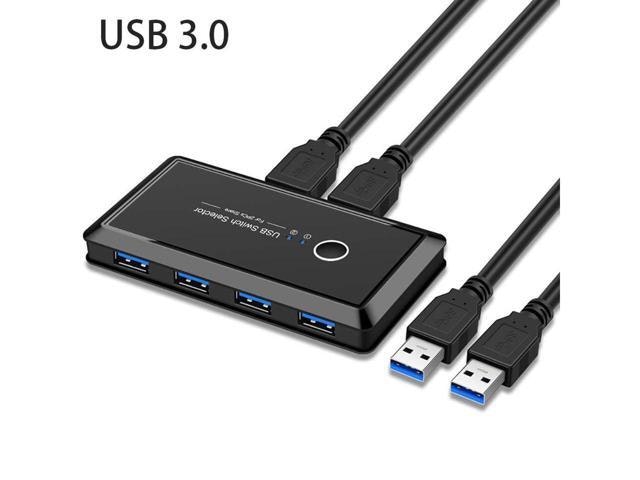 Kehipi USB 3.0 2-Computer 4-Port Switcher: $27.98 Kehipi USB 3.0 2-Computer 4-Port Switcher: $27.98