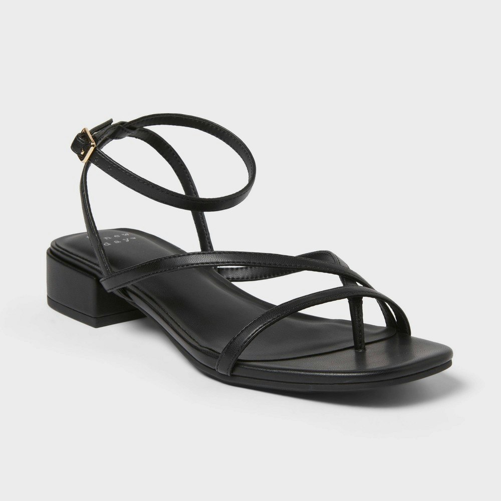 A New Day Goldie Women's Square Toe Strappy Heels: $35 A New Day Goldie Women's Square Toe Strappy Heels: $35