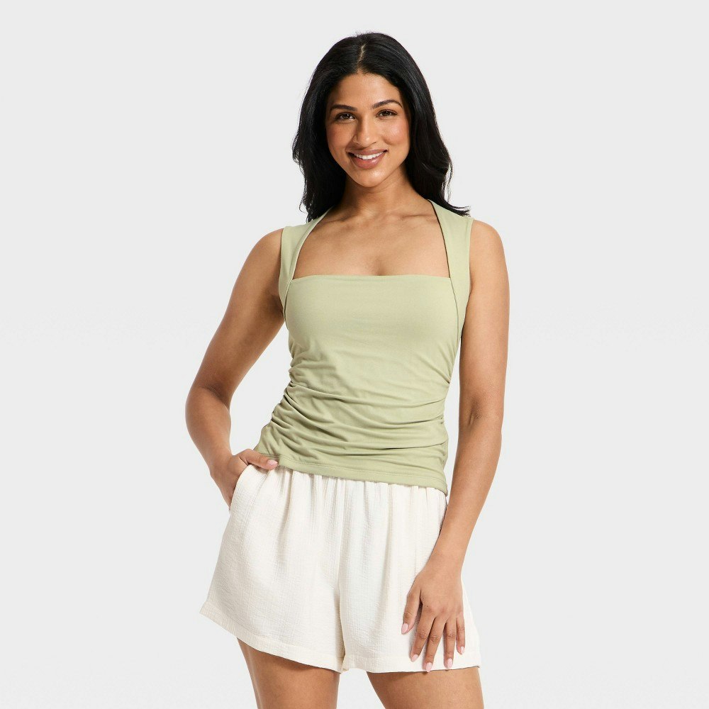 A New Day Women's Ruched Tank Top: $20 A New Day Women's Ruched Tank Top: $20