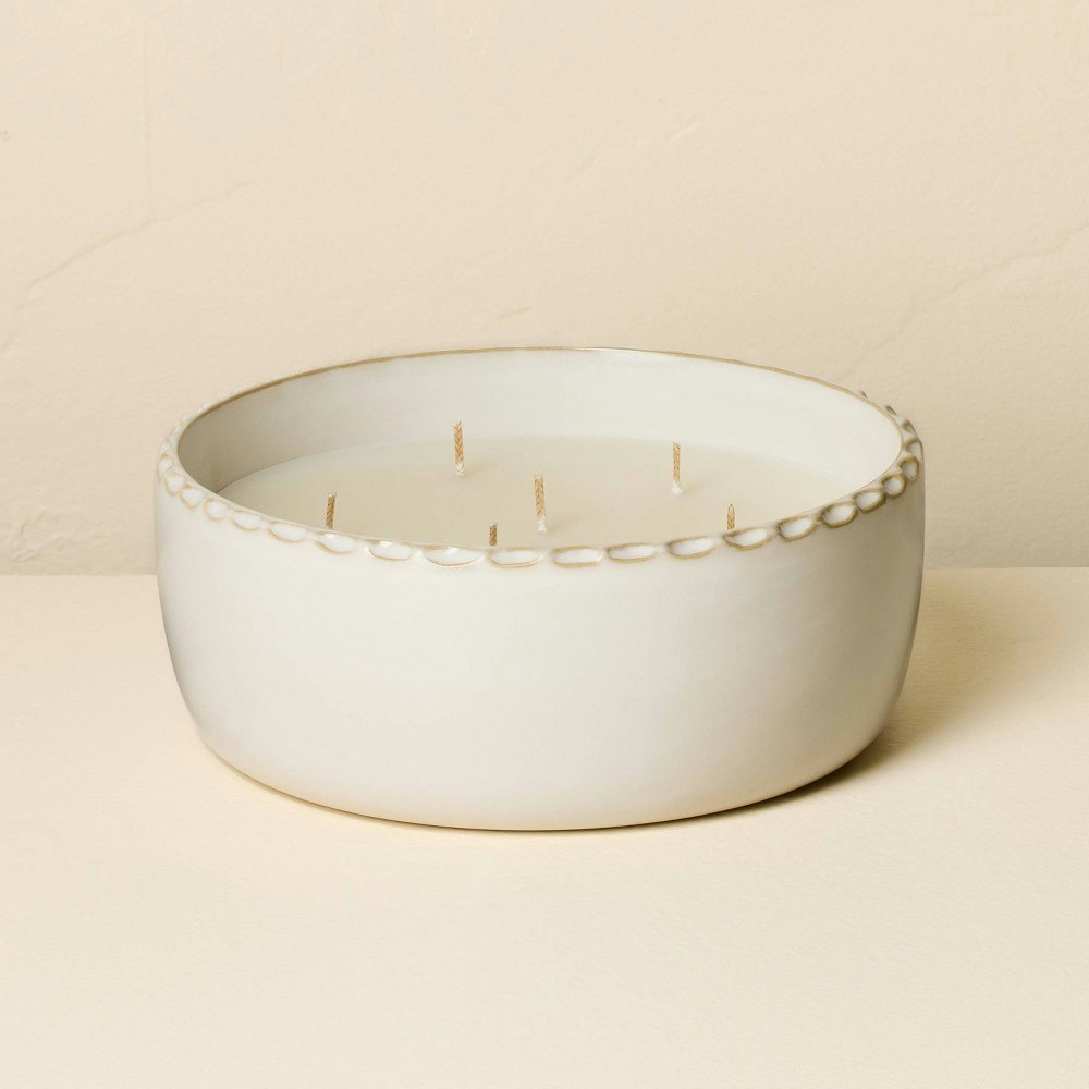 Hearth & Hand with Magnolia 32oz 6-Wick Salt Ceramic Jar Candle: $29.99 Hearth & Hand with Magnolia 32oz 6-Wick Salt Ceramic Jar Candle: $29.99