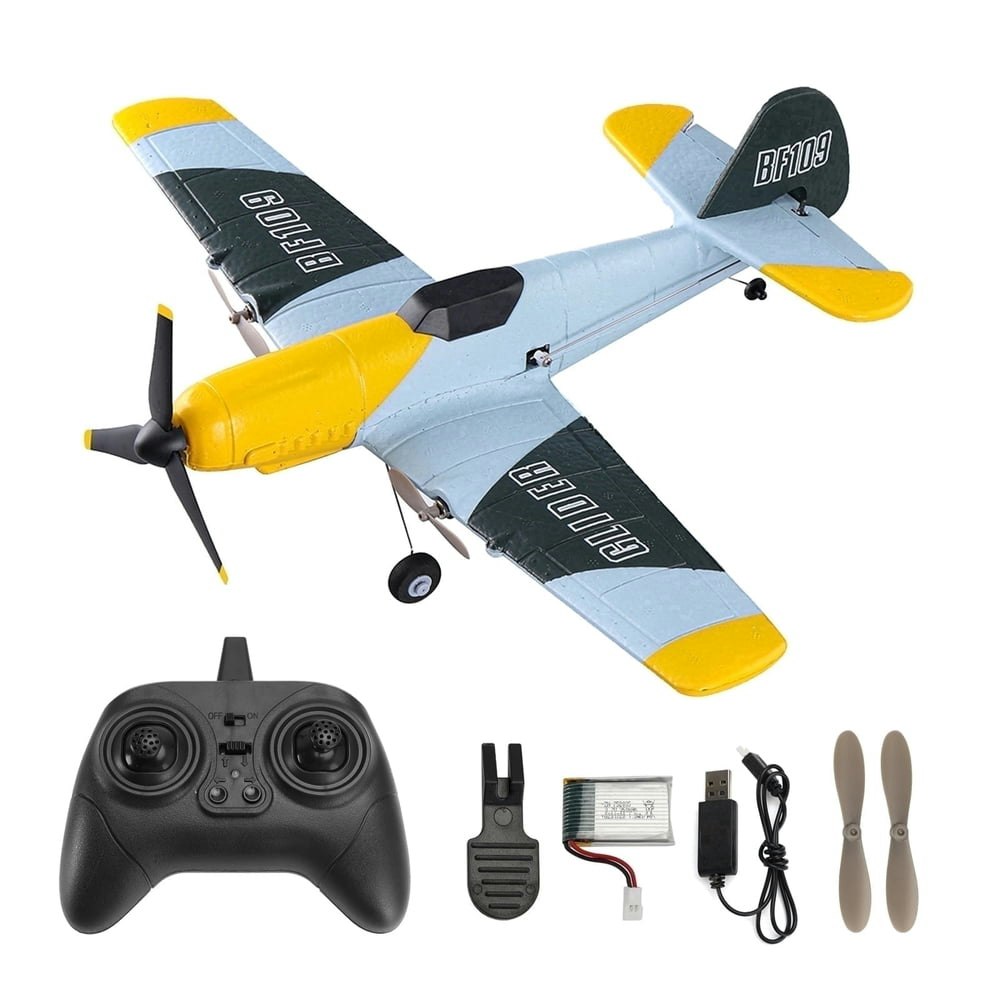 Bruce&Shark BF-109 2.4GHz 3-Channel RC Fighter Plane 2-Battery Pack: $33.88