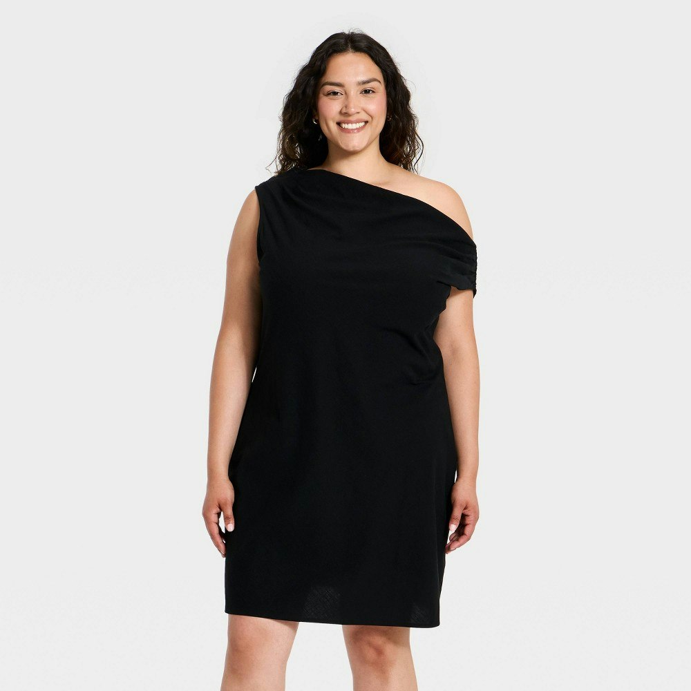 Women's Off the Shoulder Mini Dress 4X: $35