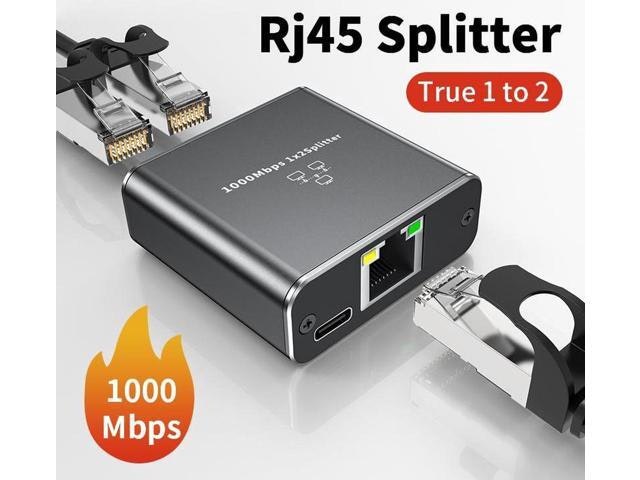 Gigabit 1-to-2 Ethernet Splitter: $20.39 Gigabit 1-to-2 Ethernet Splitter: $20.39