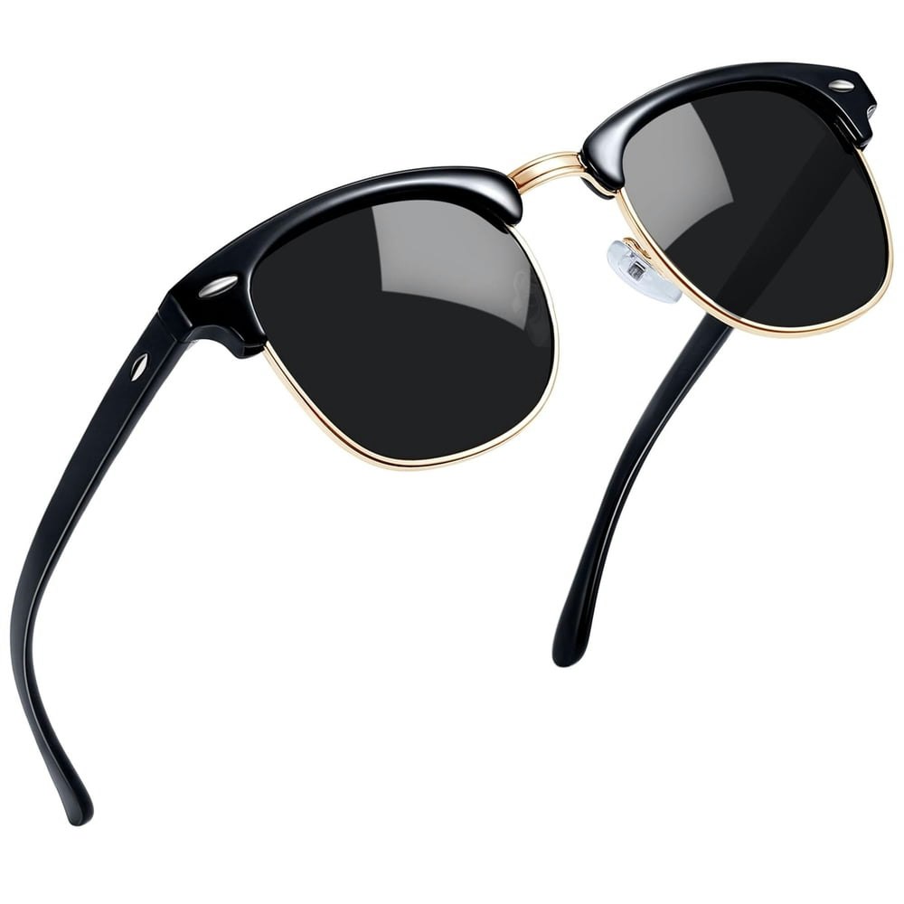 Joopin Vintage Semi-Rimless Polarized Sunglasses: $10.77 Joopin Vintage Semi-Rimless Polarized Sunglasses: $10.77