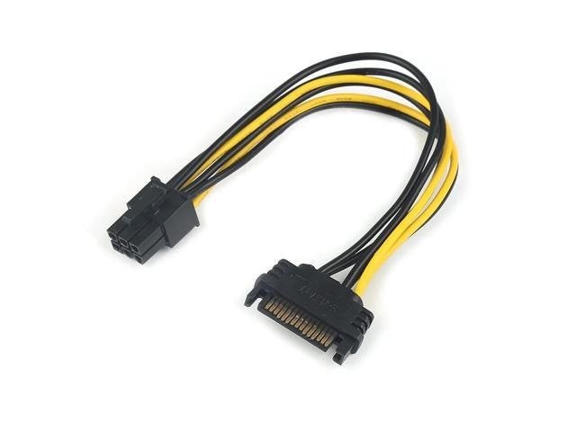 SATA to 6-Pin PCI-E Power Adapter Cable: $17.69