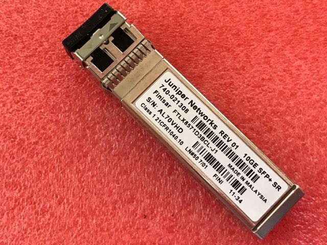 Juniper 10GE SFP+ Transceiver Module: $48.88 Juniper 10GE SFP+ Transceiver Module: $48.88