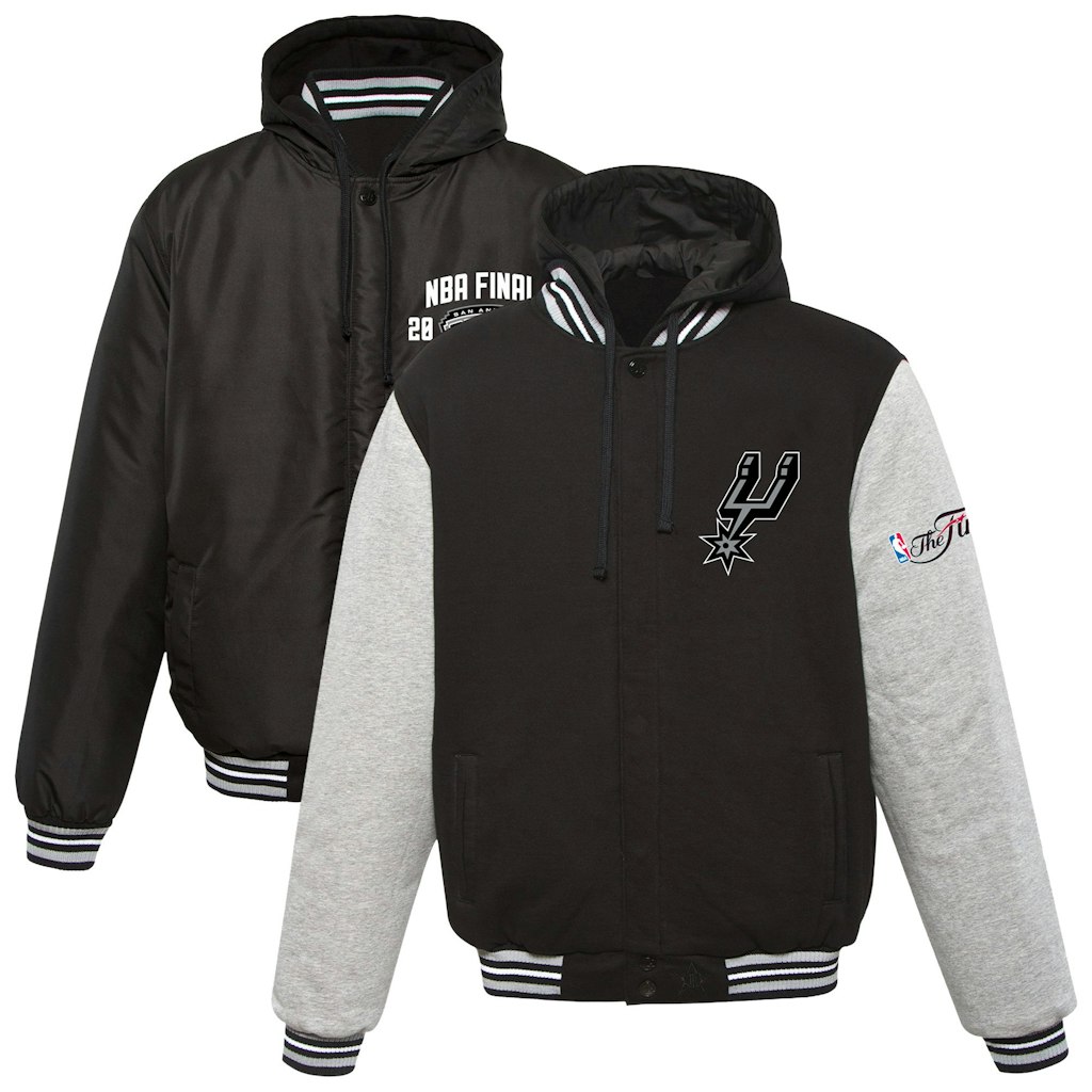 Youth San Antonio Spurs 2014 NBA Finals Fleece Full-Zip Varsity Jacket: $134.99