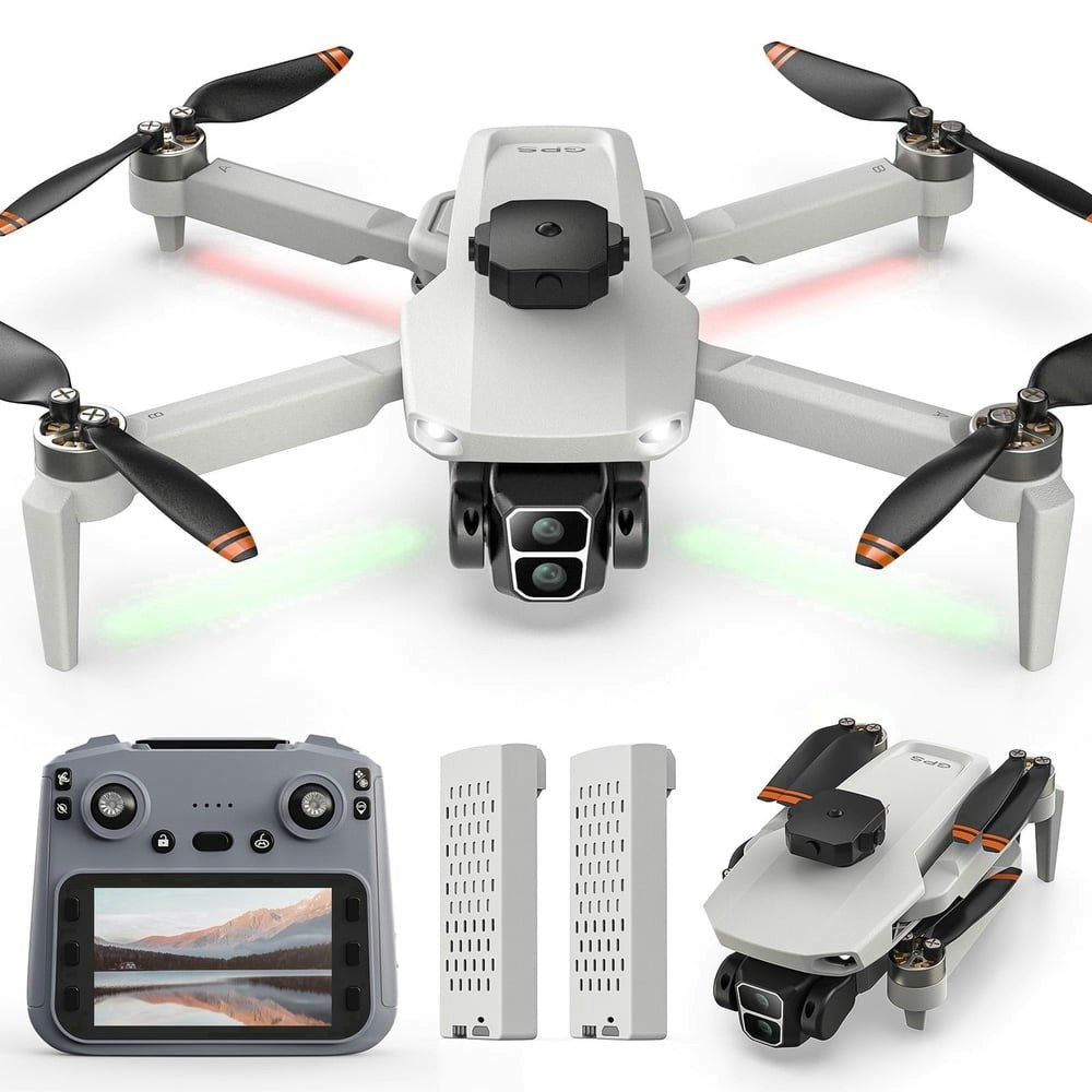 Wefone L106 4K GPS Foldable Camera Drone 2-Pack: $88.99