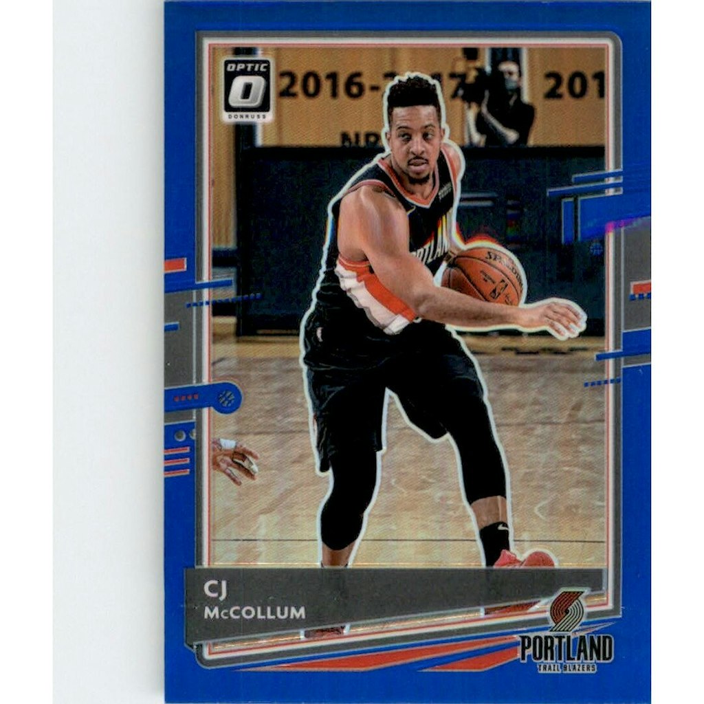 2020-21 Donruss Optic CJ McCollum Blue Parallel Card: $10.80