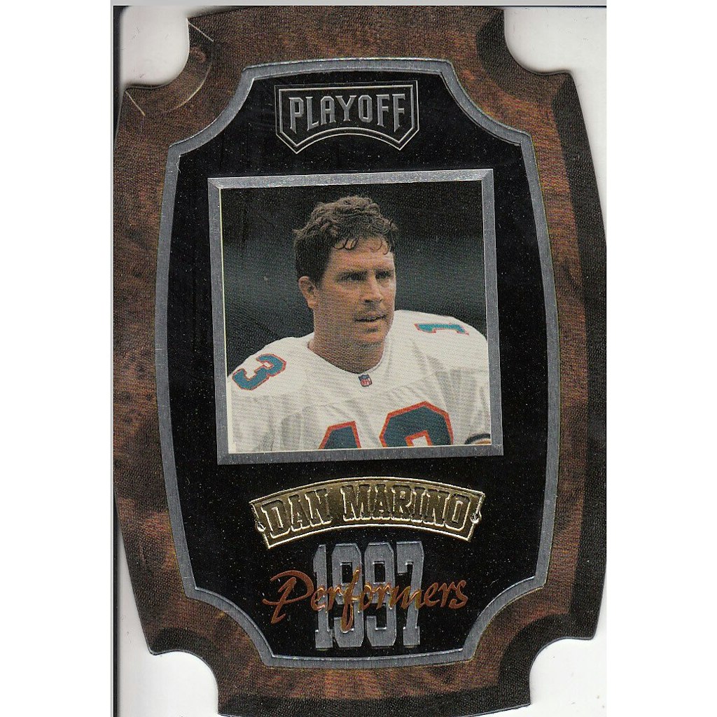 1997 Playoff Contenders Dan Marino Performer Plaque #12: $16
