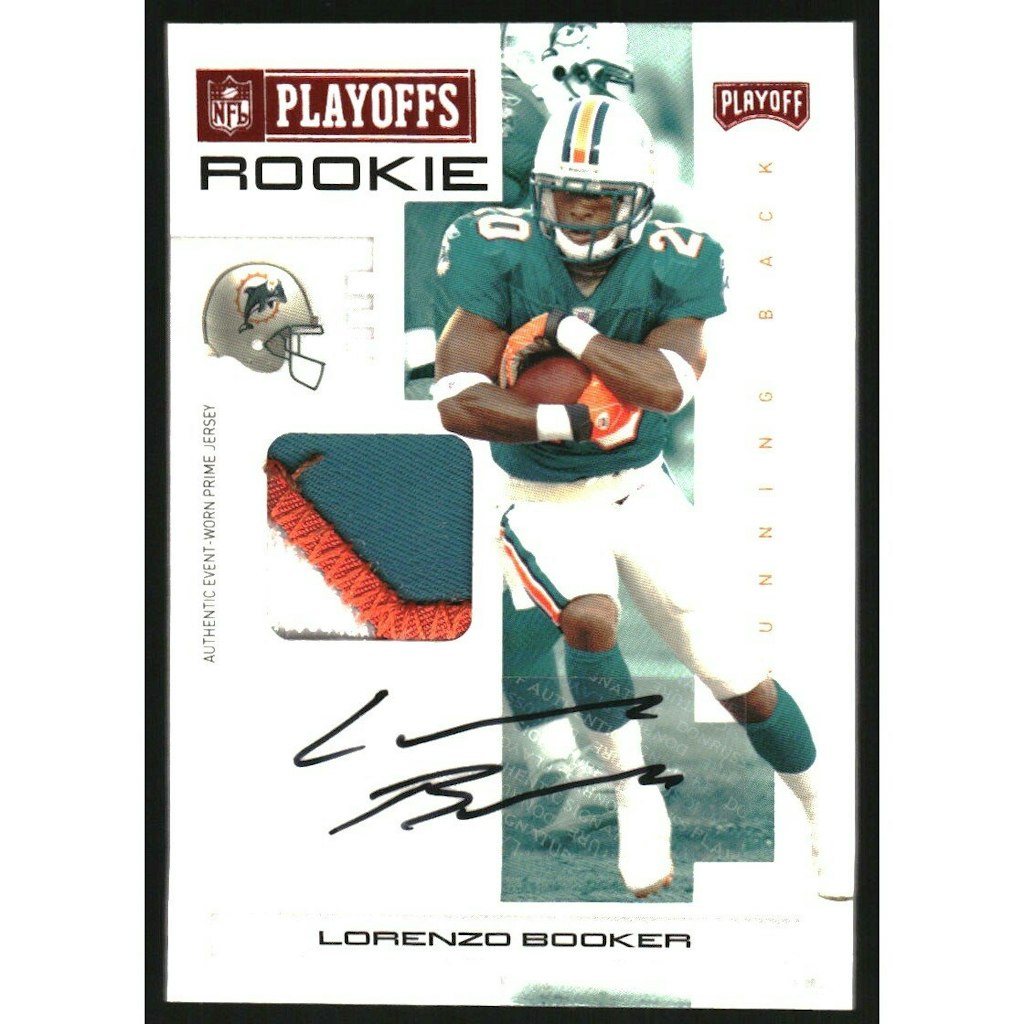 2007 Playoff NFL Material Signatures Red Prime Lorenzo Booker Card: $17.50
