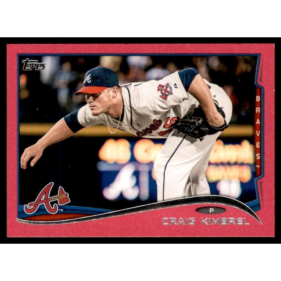 2014 Topps Mini Pink #425 Craig Kimbrel Baseball Card: $18 2014 Topps Mini Pink #425 Craig Kimbrel Baseball Card: $18