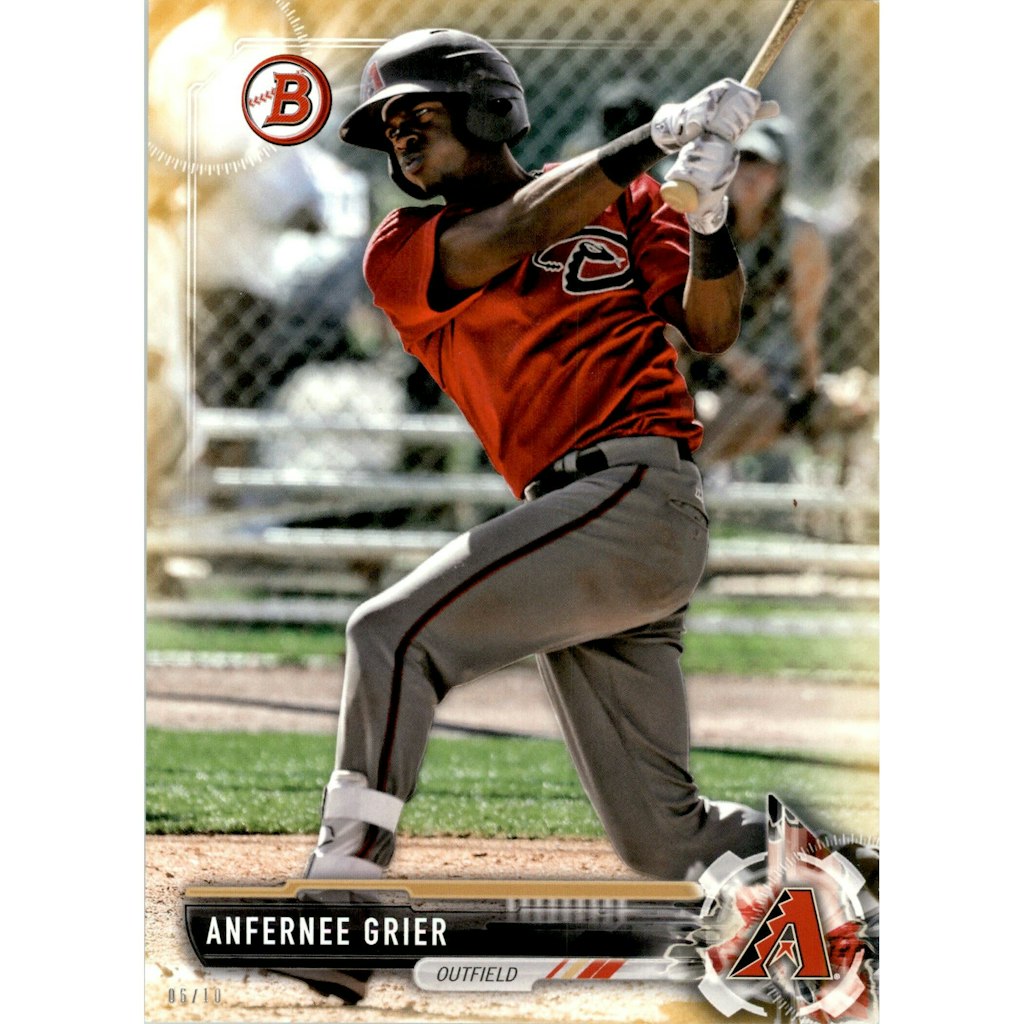 2017 Bowman Draft 5x7 Gold Anfernee Grier Trading Card: $11.99 2017 Bowman Draft 5x7 Gold Anfernee Grier Trading Card: $11.99