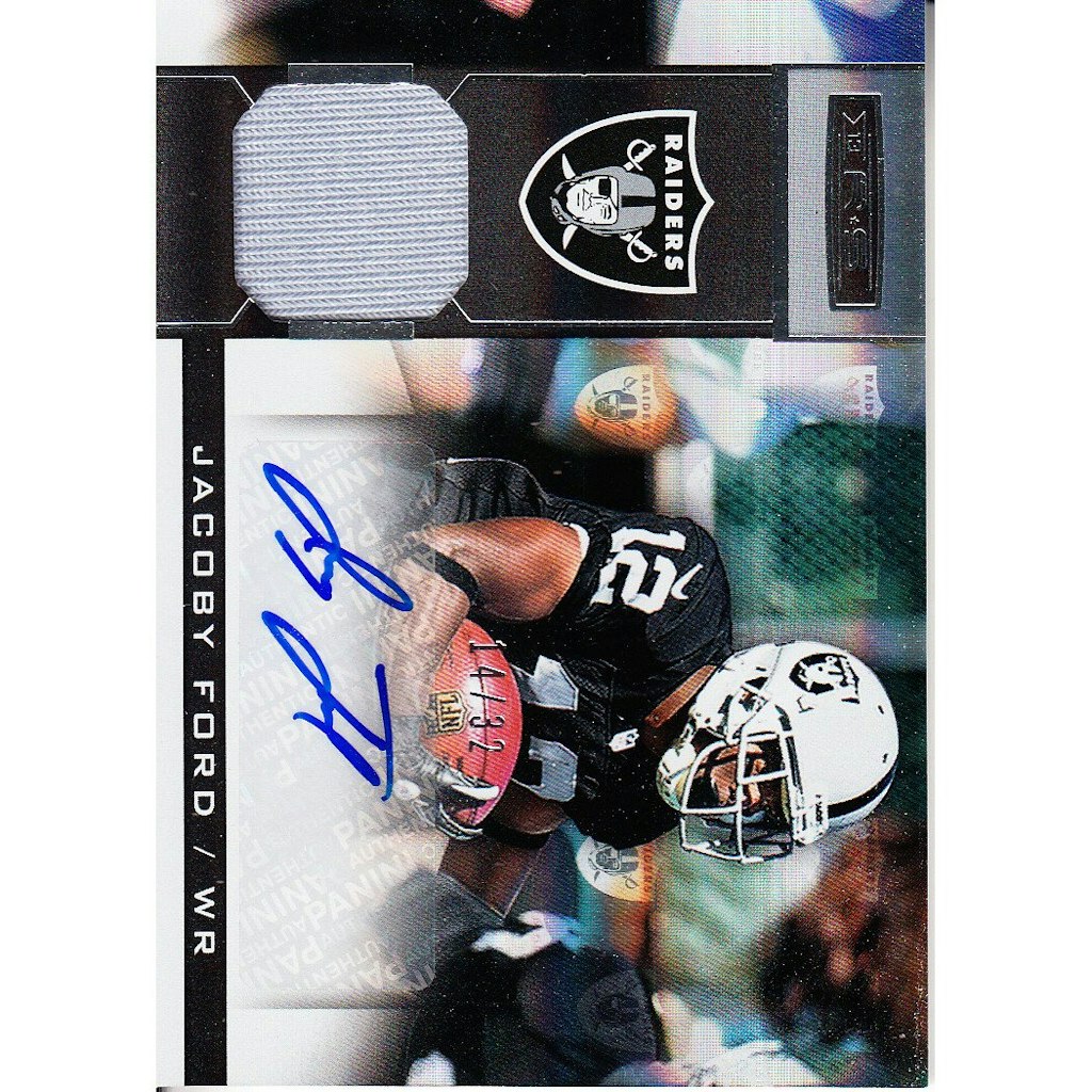 2013 Rookies and Stars Jacoby Ford Materials Autograph Card: $10.80 2013 Rookies and Stars Jacoby Ford Materials Autograph Card: $10.80