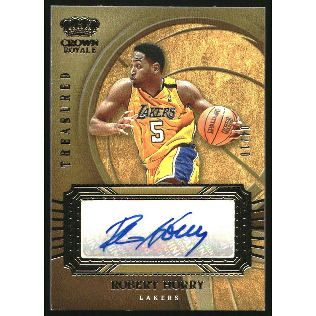 2023-24 Crown Royale Treasured Gold Robert Horry Autograph Card: $30