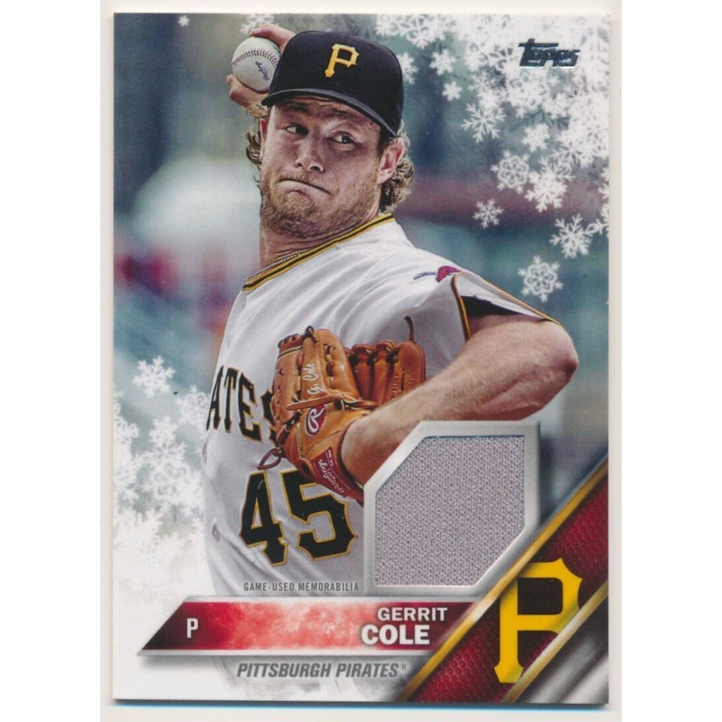 2016 Topps Walmart Holiday Snowflake Gerrit Cole Relic Card: $10.80