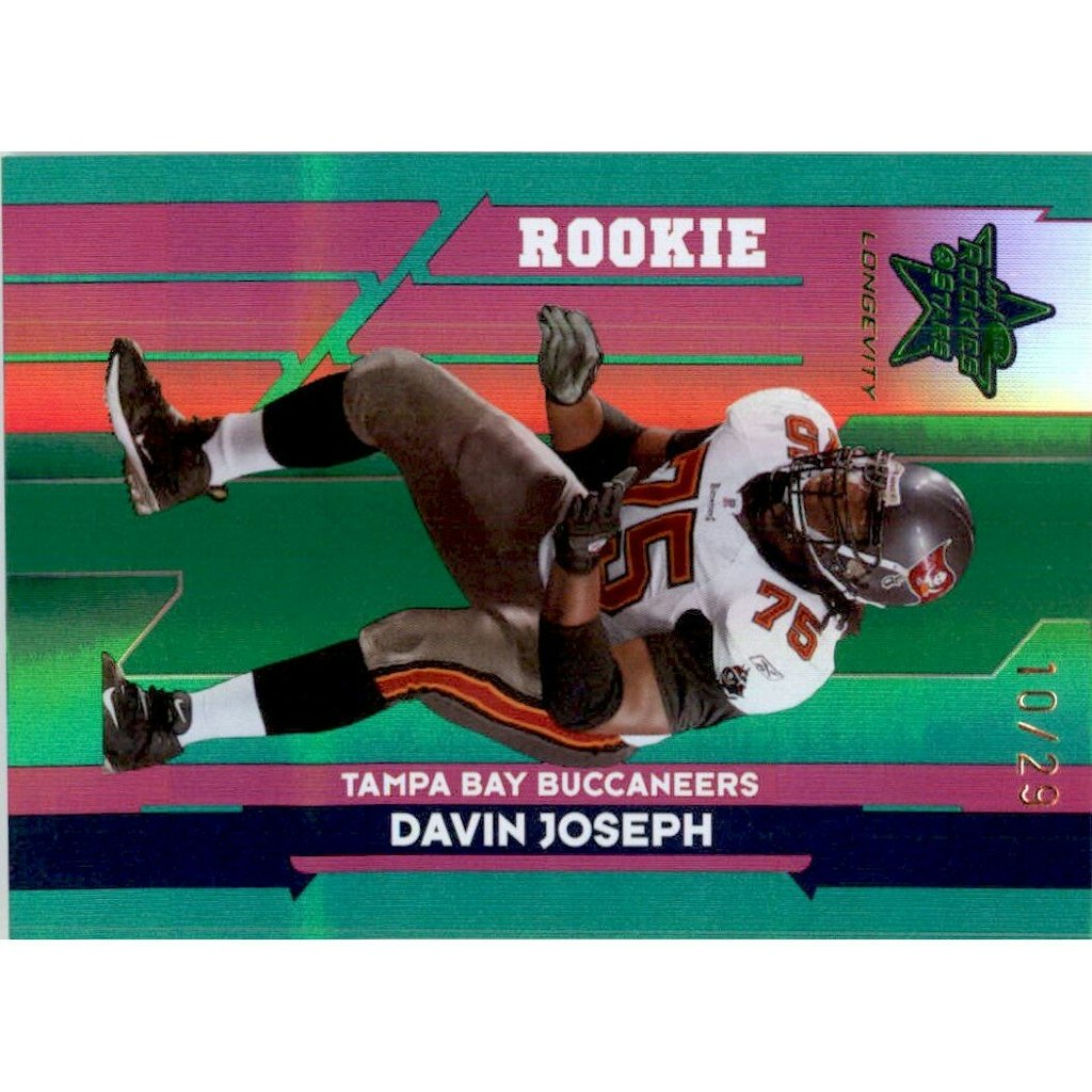 2006 Leaf Rookies and Stars Longevity Emerald Parallel Davin Joseph Card #116: $18 2006 Leaf Rookies and Stars Longevity Emerald Parallel Davin Joseph Card #116: $18
