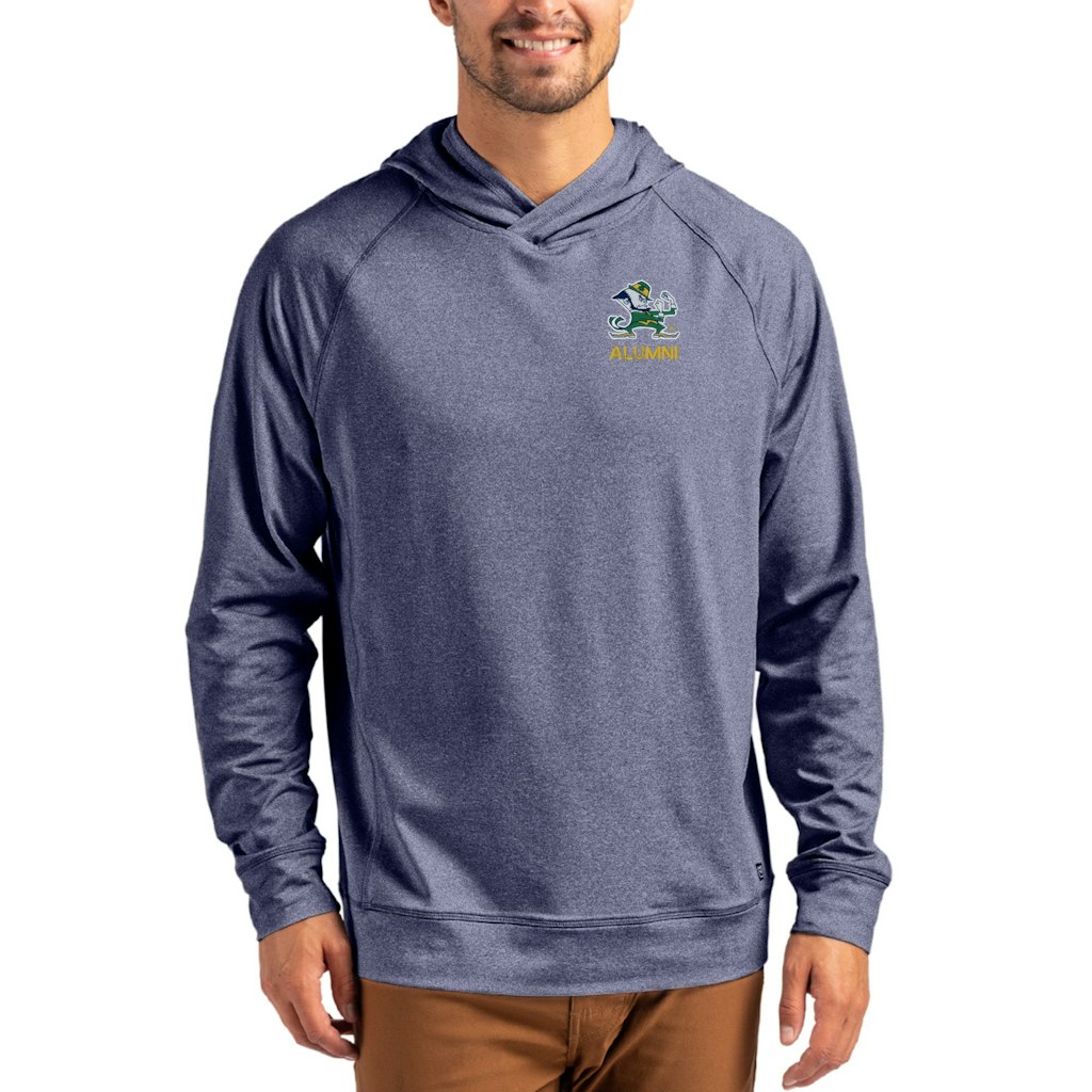 Cutter & Buck Notre Dame Fighting Irish Alumni Adapt Knit Pullover Hoodie: $104.99 Cutter & Buck Notre Dame Fighting Irish Alumni Adapt Knit Pullover Hoodie: $104.99