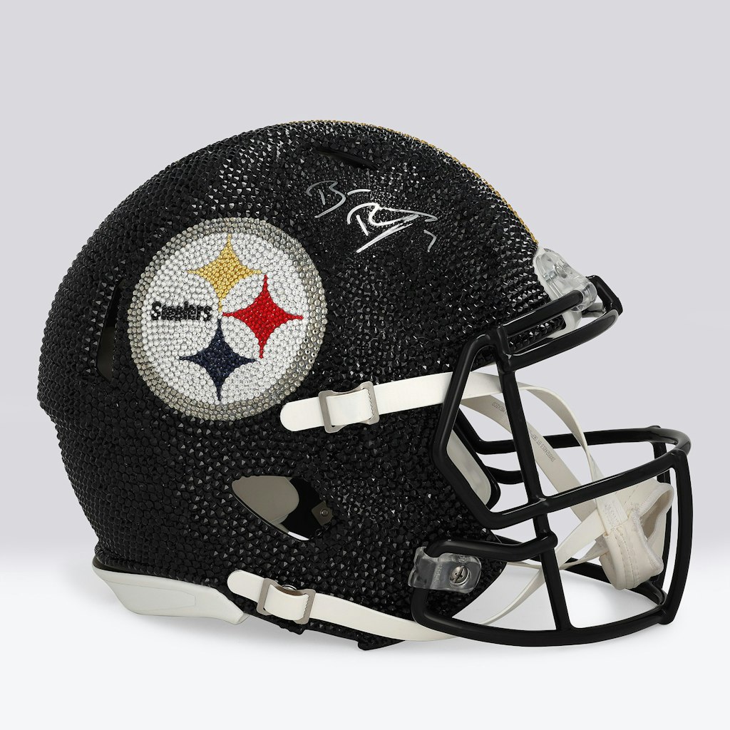 Ben Roethlisberger Autographed Swarovski Crystal Riddell Speed Helmet: $10,899.99
