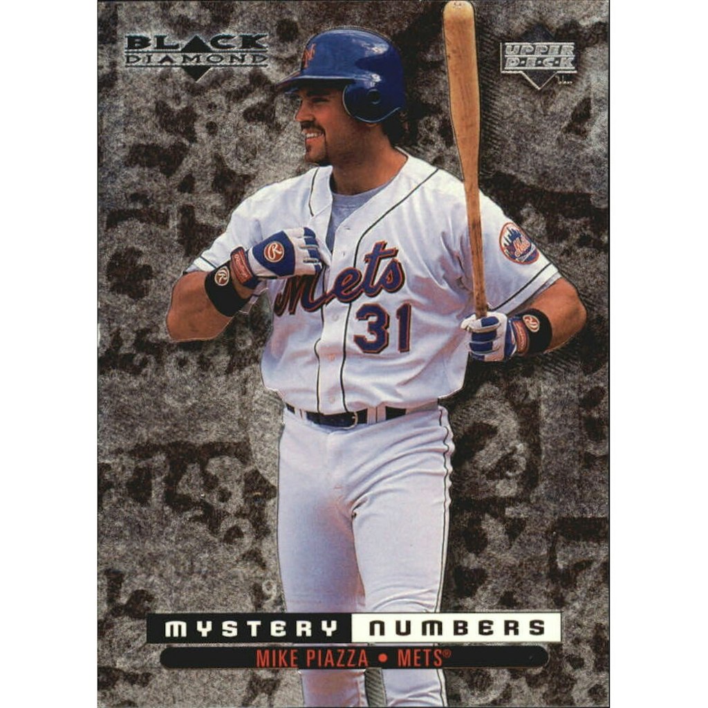 1999 Black Diamond Mystery Numbers Mike Piazza #M9 900-Count Card: $10 1999 Black Diamond Mystery Numbers Mike Piazza #M9 900-Count Card: $10