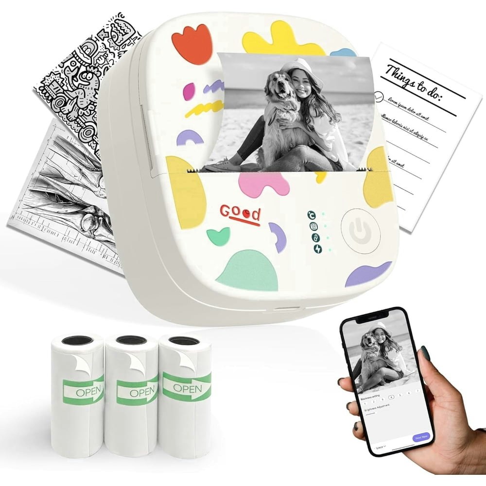 Blozor AH-M2 Portable Thermal Sticker Printer: $19.79 Blozor AH-M2 Portable Thermal Sticker Printer: $19.79