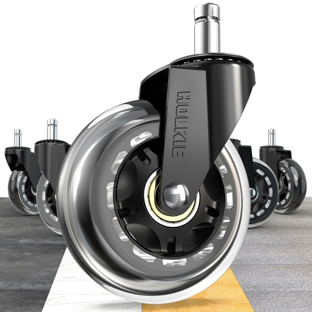 Holkie Office Chair Caster Wheels 5-Pack: $16.98 Holkie Office Chair Caster Wheels 5-Pack: $16.98