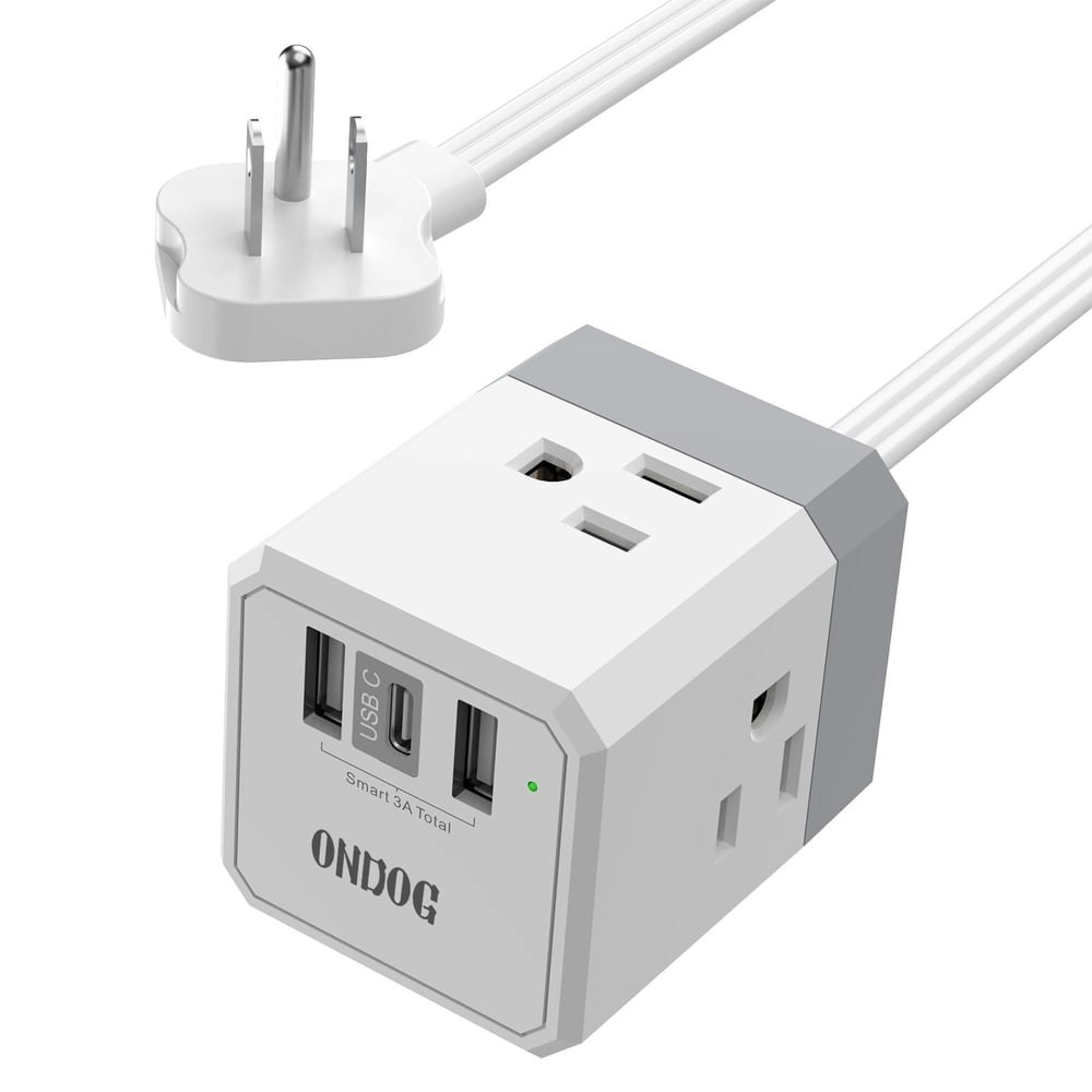 Ondog 5-Foot 3-Side USB Wall Outlet Adapter: $9.99 Ondog 5-Foot 3-Side USB Wall Outlet Adapter: $9.99