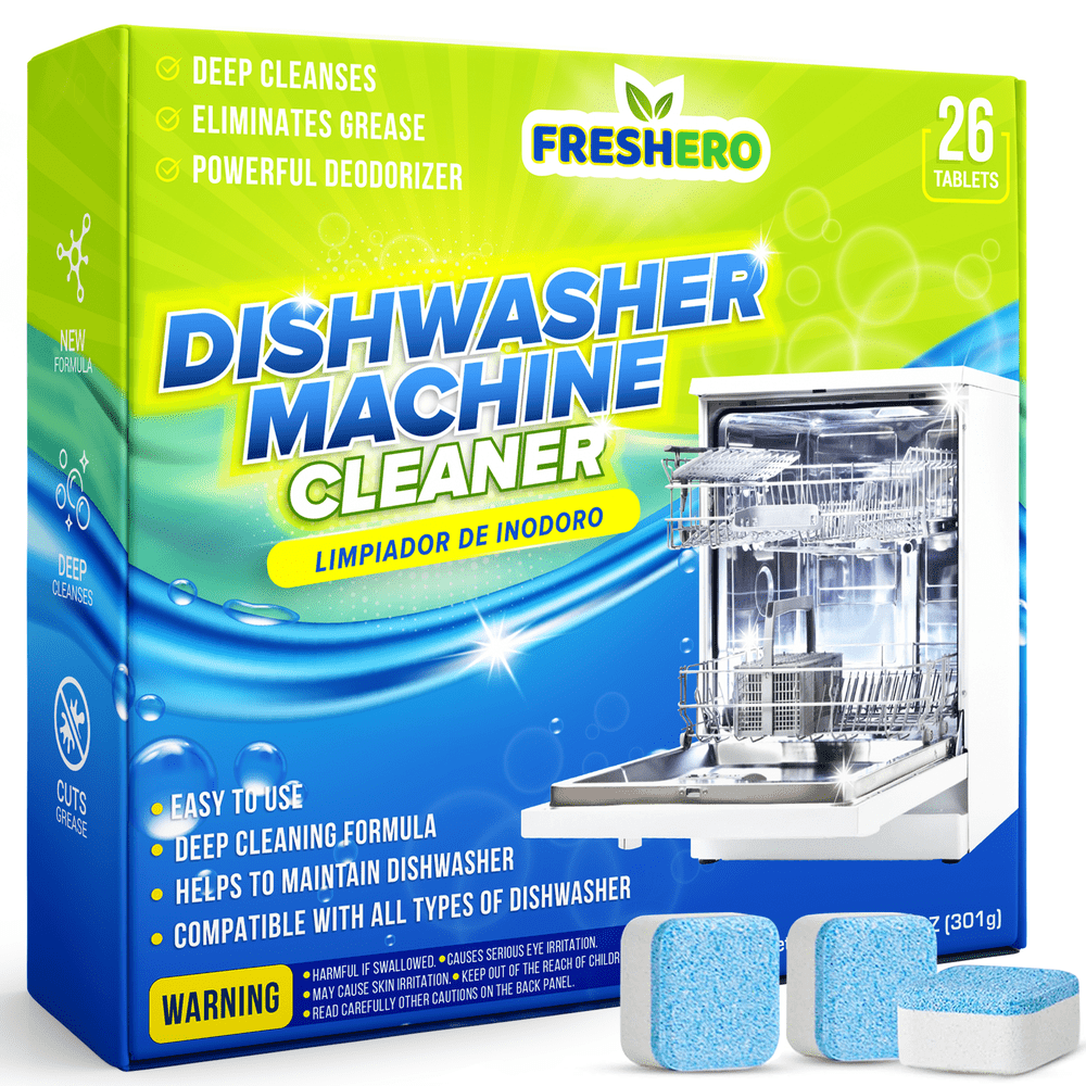 Dishwasher Cleaner and Deodorizer Tablets 26-Pack: $13.49 Dishwasher Cleaner and Deodorizer Tablets 26-Pack: $13.49