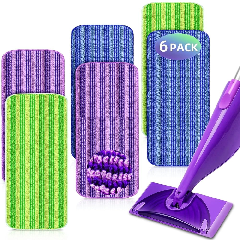 Myspri Reusable Wet Mop Pads for Swiffer Wet Jet 6-Pack: $13.67 Myspri Reusable Wet Mop Pads for Swiffer Wet Jet 6-Pack: $13.67