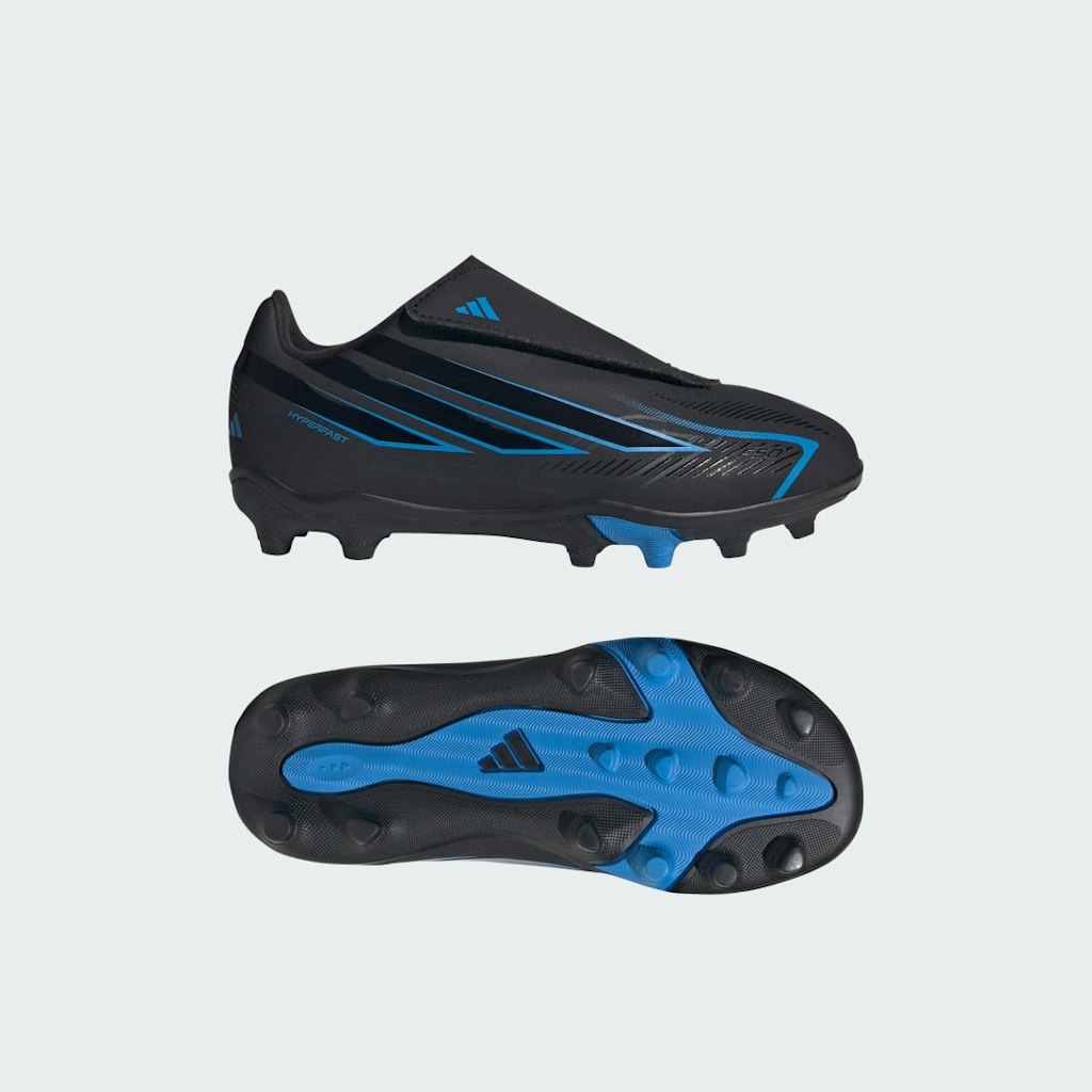 Adidas F50 Hyperfast Club Firm Ground Soccer Cleats for Children: $45