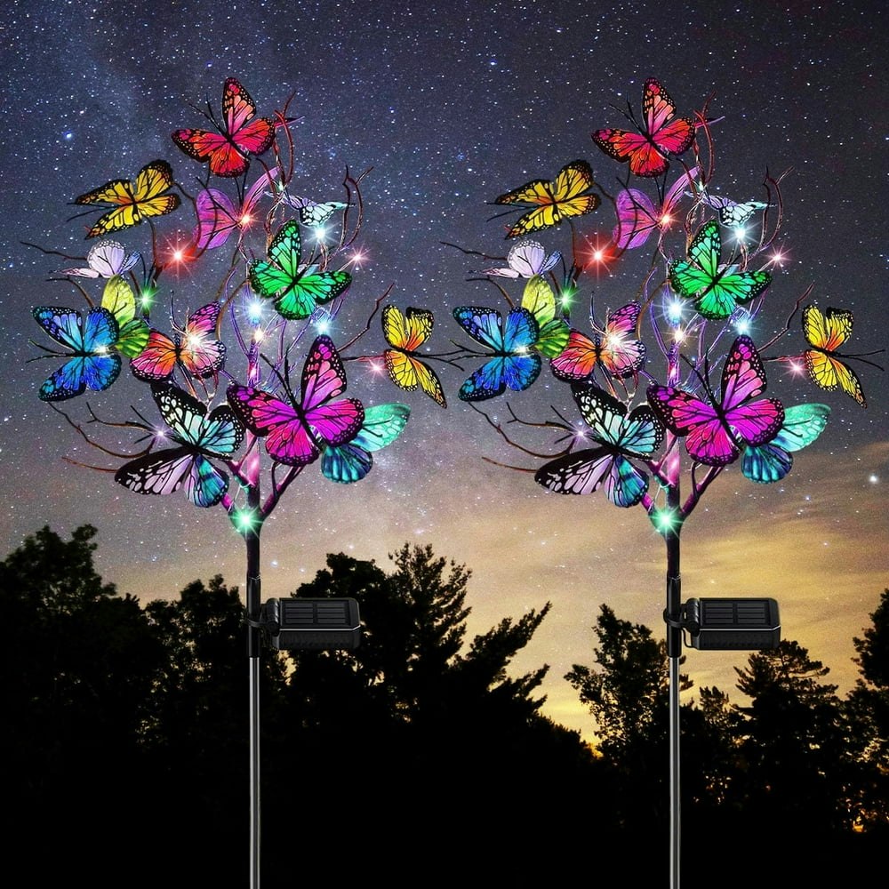 Rirool Solar Butterfly Garden String Lights 2-Pack: $16.98 Rirool Solar Butterfly Garden String Lights 2-Pack: $16.98