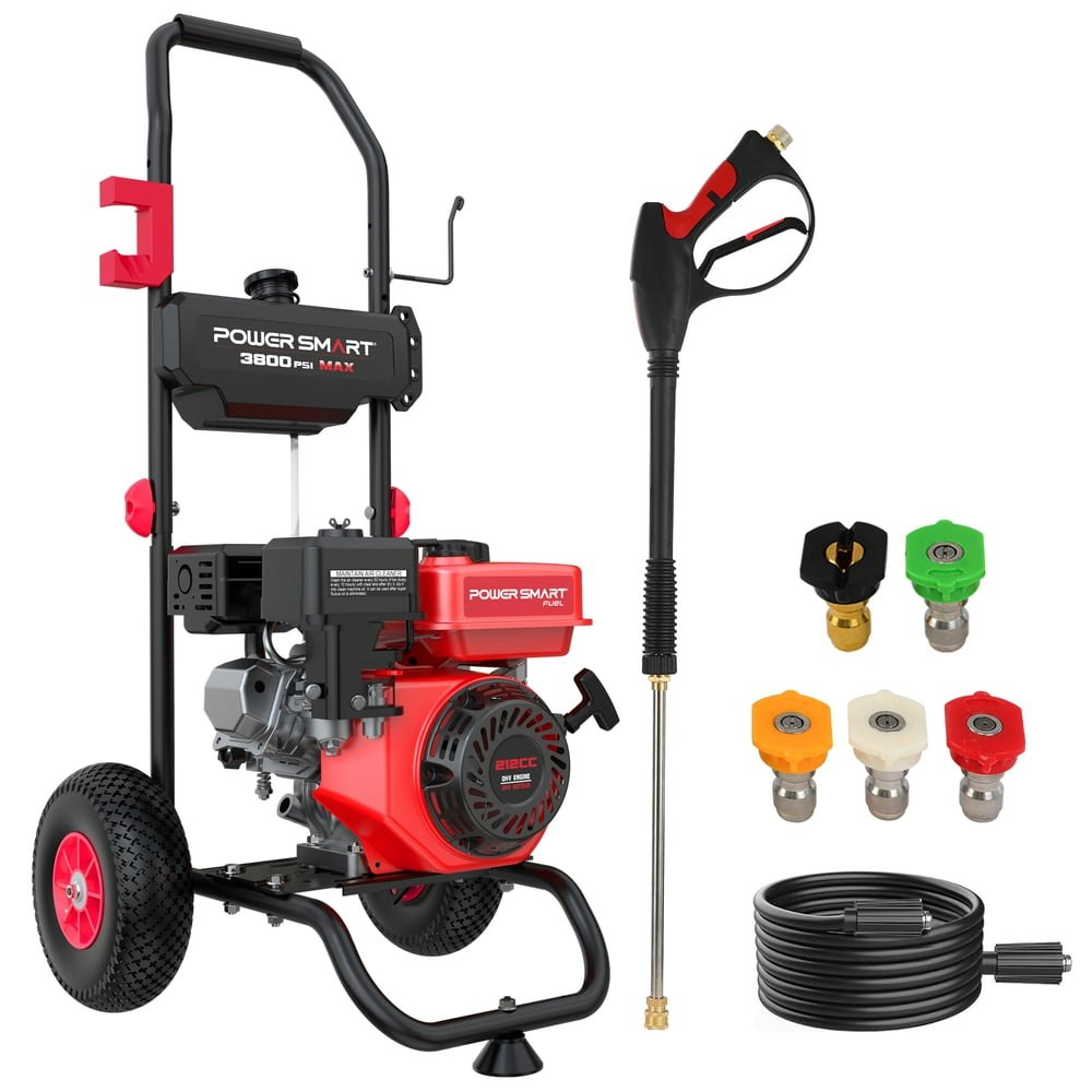 Powersmart 3,800-PSI 2.5GPM Gas Pressure Washer: $239.99 Powersmart 3,800-PSI 2.5GPM Gas Pressure Washer: $239.99