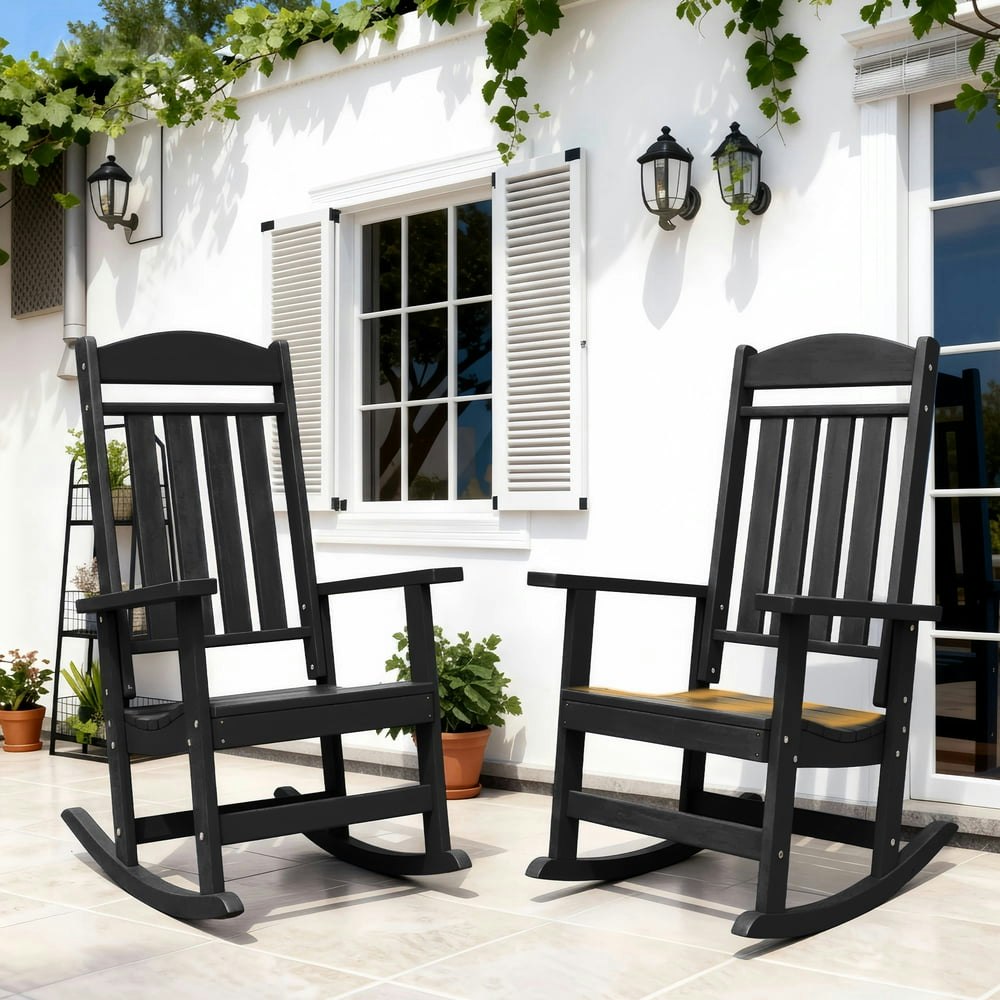 Patio Slat Rocking Chair 2-Pack: $178.89 Patio Slat Rocking Chair 2-Pack: $178.89